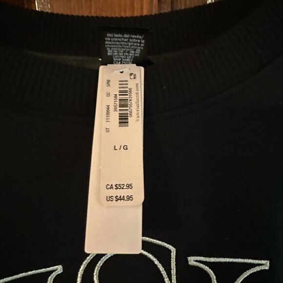 NWT Victoria’s Secret On Point Fleece Crewneck Size Large - Picture 2 of 4